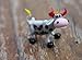 Small Glass Cow Figurine Sculpture Funny handmade Cute Homedecor Murano Art Gifts Miniature Blown cows Collectible Puppy Toys Lampwork Boro