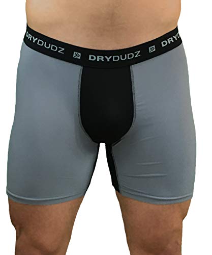 Dry Dudz Men's Hydro Tech Compression Short Gray-XL