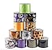 Wired Halloween Ribbon Assortment- Set of 12