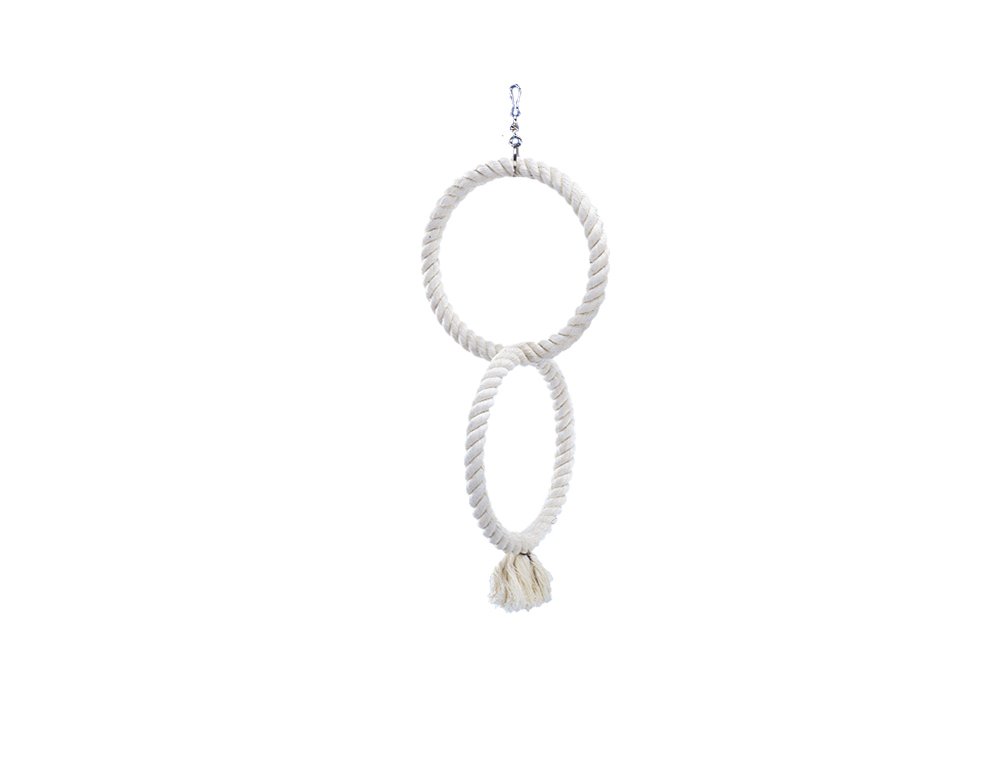 Nobby Cotton Climbing 2 Large Rings for Parrot, 50 cm Overall Dia