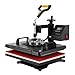 Mophorn Heat Press Machine 5 In 1 Combo Heat Presses Digital Control Heat Transfer Vinyl with Transfer Silicone and Cotton Pad for T-Shirt Mug Hat Plate (5 IN 1)