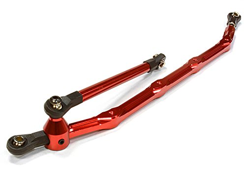 Integy RC Model Hop-ups C23783RED V2 Billet Machined Alloy Steering Front Linkage Axial Wraith