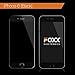 Iphone 6 & 6S 4.7 Inch Tempered Glass Screen Protector FULL WIDTH with Black edge - Excellent Fitting Premium 9H Featuring Anti-scratch, Anti-fingerprint, Bubble Free Features By Foxx Electronics