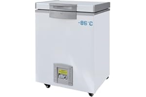 LABFENG -86°C Ultra-Low Temperature Freezer 50L Lab Cryogenic Freezer -123 °F Samples Flash Medical refrigerator for Laboratory Samples Storage (50L)