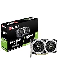 MSI Gaming GeForce GTX 1660 Ti 192-bit HDMI DP 6GB GDRR6 HDCP Support DirectX 12 Dual Fan VR Ready OC Graphics Card (GTX 1660 TI Ventus XS 6G OC)