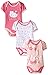 Hello Kitty Baby Girls' Multi Pack Bodysuits, Pink Carnation, 12 Months