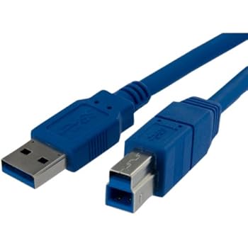 StarTech.com 1 ft / 30cm SuperSpeed USB 3.0 Cable A to B - USB 3 A (m) to USB 3 B (m) (USB3SAB1)