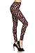 Leggings Depot reg/Plus Women's Best Christmas Holiday Printed Leggings BAT2 (3X-5X, Love hearts)
