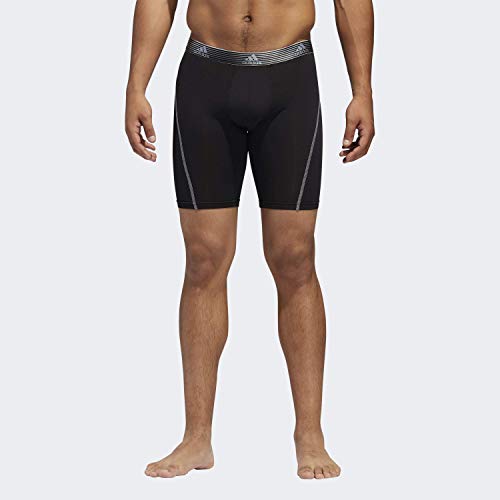 adidas Men's Sport Performance Midway Underwear (2Pack), Sundown Black