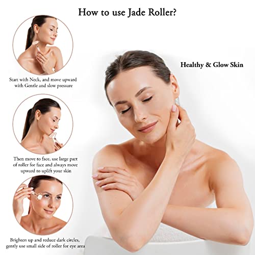 Arlee Granger Beauty Skin Care Face Roller Massager Muscle Relaxing Massager for Face, Eyes, Neck, Body Muscle Relaxing and Relieve Fine Lines and Wrinkles - Pink