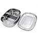 DodoBee Stainless Steel Lunch Containers, Mini Food Container with 2 Compartments for Fruits, Vegetables and Sandwich, Lunch Box for Kids or Adults. Eco-Friendly, Dishwasher Safe and Durable