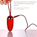 Louviva 12 Speeds Vibrating Wireless Bullet Vibrator, Rechargeable Remote Control Egg Stimulator Adult Sex Toys for Women or Couples - Red