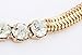Sannysis Jewelry Gold Thick Chain Street Snap Lady Shiny Rhinestones Necklace