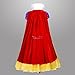 Angelaicos Womens Princess Costume Dress Cloak Petticoat Adults Kids (L, Adults Size)