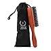 ZEUS Stiff Boar Bristle Beard & Mustache Brush for Men with Extended 6