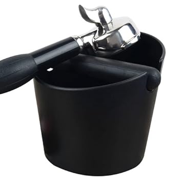 Abklopfbehälter, Ausklopfbehälter Abschlagbehälter für Barista Kaffeesatz aus dem Siebträger ABS Kaffee Tresterbehälter, Kaff