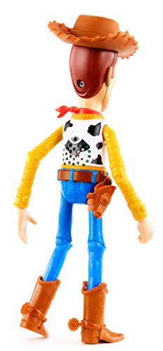 Mattel GFR27 - Toy Story 4 Sprechender Woody deutschsprachig, mit +15 Sätzen, 17 cm Spielzeug Action Figur ab 3 Jahren… – Bild 6