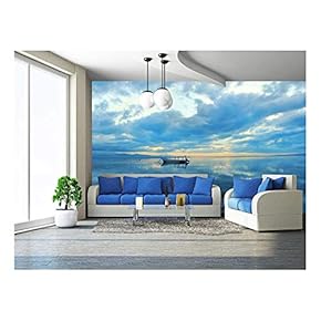 Bali Sanur Beach at Dawn - Removable Wall Mural | Self-Adhesive Large Wallpaper - 66x96 inches