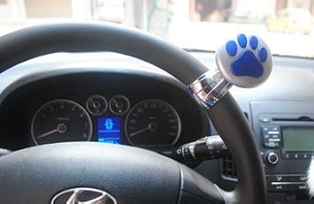 Amazon Co Jp ハンドル スピンナー かわいい 肉球 オシャレ 片手で楽々 クランプ 高級感 ステアリング 補助 アニマル レッド スポーツ アウトドア