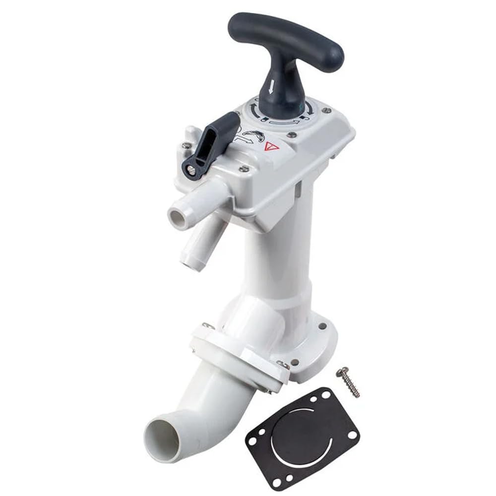 Jabsco 29040-3000 Replacement Pump Assembly, Twist 'n' Lock Manual Toilets, Fits 29090 & 29120,White