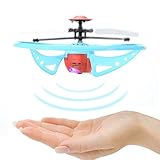 Sakiyr Flying Saucer Helicopter Infrared Sensor Hand Induced Flight with LED Shinning Lights For Kids Toy
