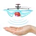 Sakiyr Flying Saucer Helicopter Infrared Sensor Hand Induced Flight with LED Shinning Lights For Kids Toy