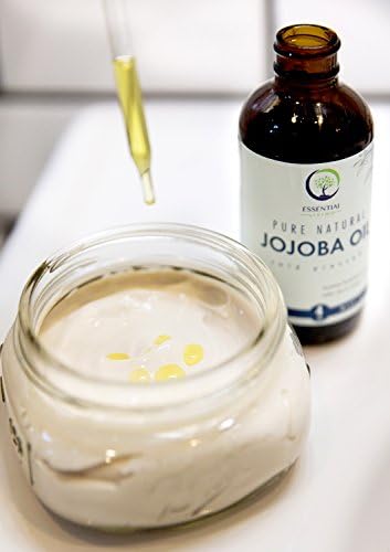 Organic Jojoba Oil for Skin Care, Facial Cream, Beeswax Food Wraps: Jojoba Oil Cold Pressed for Face and Hair