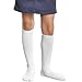 Angelina Dozen-Pack Cotton Knee High Socks, #3102_WhiteXL