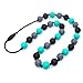 Chew Necklace for Sensory, Oral Motor Aide Autism Chewable Jewelry for Boy and Girls - Calms Kids and Reduces Biting/Chewing/Fidgeting Anxiety Silicone Chewy Toys