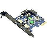Anker&reg; Uspeed PCI-E to USB 3.0 2 Port Express Card, with 1 USB 3.0 20-pin Connector and 5V 4 Pin Male Power Connector