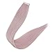 RUNATURE 10PCS Pink Hair Extensions Tape in Colored Hair Accessories 22inch 25g Fun Makeup Glue on Hair Extensions for American Girls/Dollsthumb 3