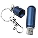 niceeshop(TM) Blue 8GB Capsule Aluminum Alloy USB Flash Memory Drive With A Keychain