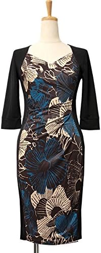 Amazon アンジェリークジャパン Angeliquejapan ステラstella パネルデザインカシュクールワンピース ジャージー素材 アートフラワー柄 Xxl ワンピース チュニック 通販