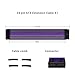 Antec Mod Sleeved Power Supply Cable Extension Kit ATX/EPS 8-pin PCI-E/6-pin w/Combs Purple UV