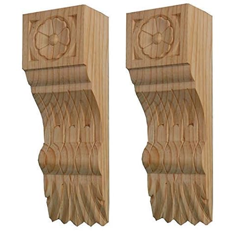 Pretty Devon Fireplace Country Style Flower Corbels Individually