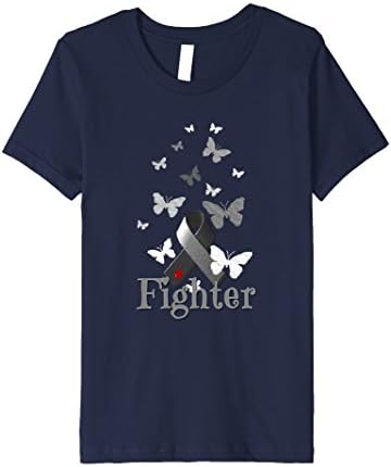 Kids Fighter! Diabetes Awareness Ribbon 6 Navy