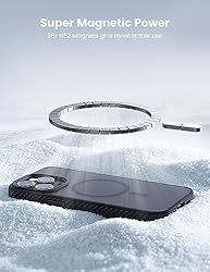 Lamicall Magnetic Case for iPhone 15 Pro Max, for
