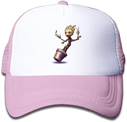 Marvel Guardians Of The Galaxy Groot Adjustable Mesh Hat One Size Pink