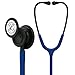 3M Littmann Classic III Monitoring Stethoscope, Black-Finish Chestpiece, Stem and Headset, Navy Blue Tube, 27 inch, 5867
