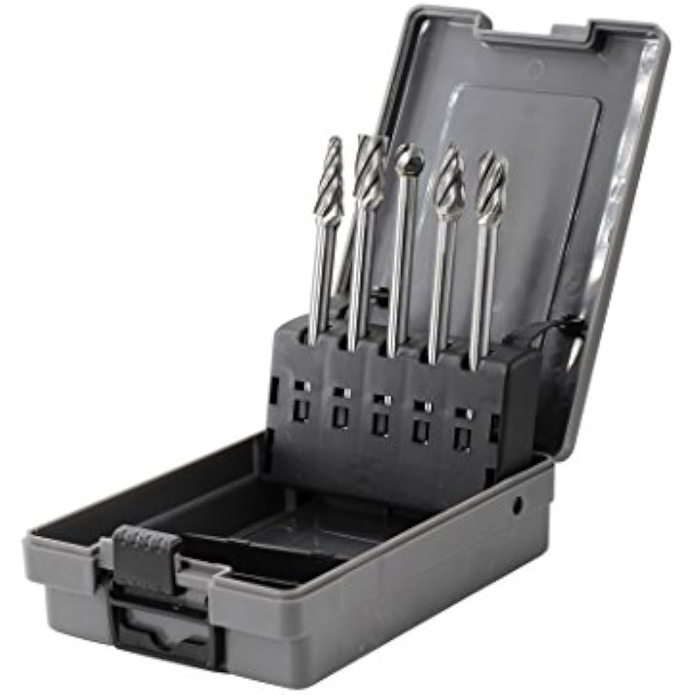 Carbide Burrs Cutting Burs Set For Aluminum 5 Pcs Aluma 4.4" Extended