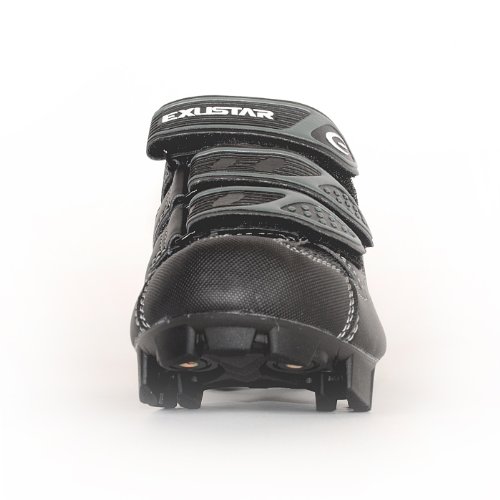 Exustar E-SM324 Cycling Shoe,Black,8 M US - Thumbnail 4