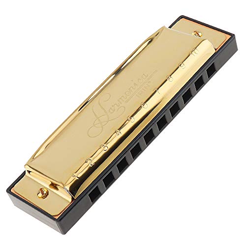 image for 【Happy Shopping Day】OriGlam Blues Harmonica Key of C, 10 Hole 20 T