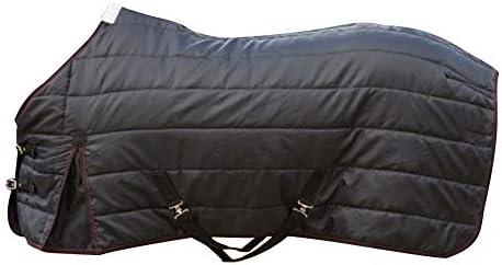 Jumpers Horse Line Unisex's Jhl Stable Rug Lightweight 5' 9" Black/Burgundy