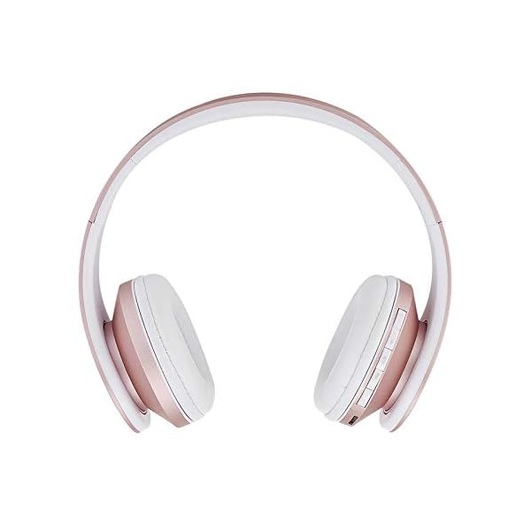 Andoer-Wireless-Bluetooth-Over-Ear-Stereo-Foldable-Headphones-Wireless-and-Wired-Mode-Headsets-with-Soft-Memory-Protein-Earmuffs-wMic-for-Mobile-Phone-PC-LaptopRose-Gold Andoer Wireless Bluetooth Over Ear Stereo Foldable Headphones, Wireless and Wired Mode Headsets with Soft Memory-Protein…