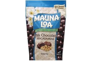 Mauna Loa Premium Hawaiian Roasted Macadamia Nuts, Milk Chocolate Flavor, 10 Oz Bag (Pack of 1)