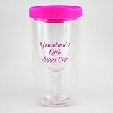 Grandma's Sippy Cup Wine Glass - Funny Grandmother Gift