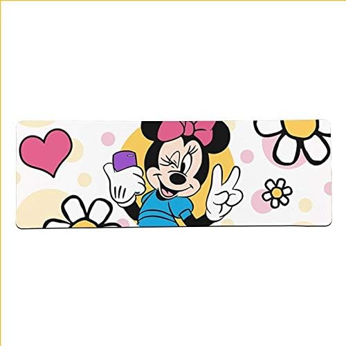 Quality Mickey Minnie Mouse Large Mouse Pad PC Computer Mat Large Mouse Pad Keyboards Mat (Color : Lock Edge 40X90cm)