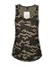 ASMAX haoduoyi Women's Irresistible Floaty Swing Tank Military Camo Vest (XL)