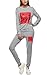 Fanala Women Hoodies Sweatshirt +Pant Sports Track Suit Two Piece Tracksuit Set?