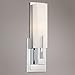 Possini Euro Design Midtown Modern Wall Mount Light Sconce Chrome Hardwired 15